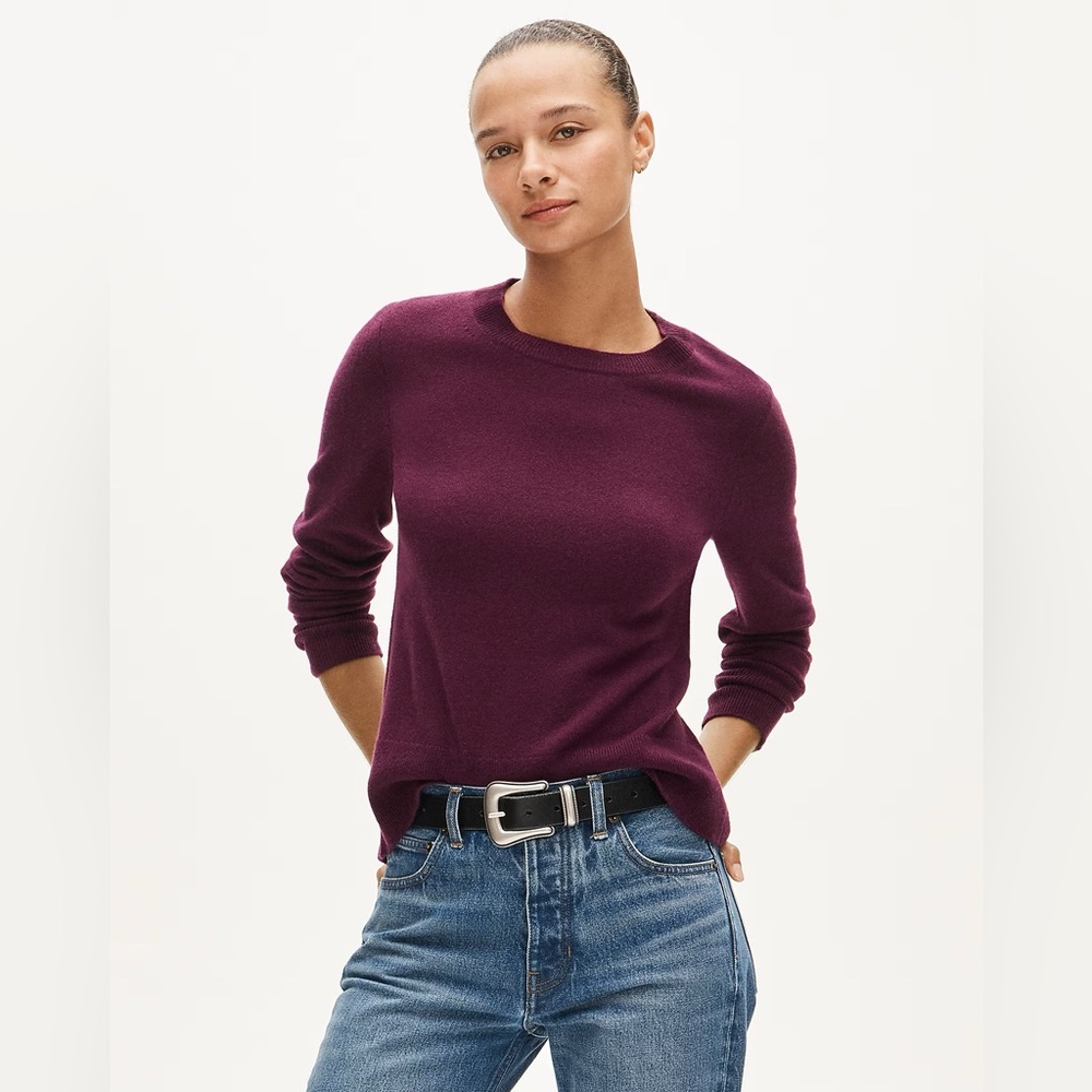 J.Crew Cashmere classic-fit crewneck sweater - NWT